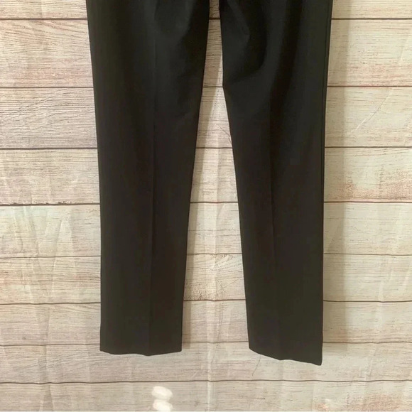 Not Your Daughter Jeans Ponte Knit Slim Trouser Pants Size 4 Black Straight Leg - Picture 10 of 14